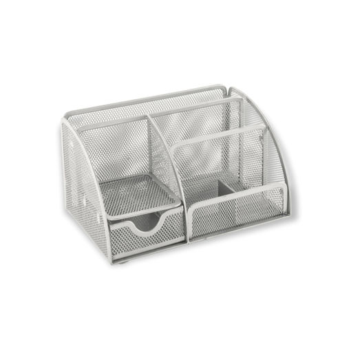 Picture of OSCO MESH WHITE DESK ORGANISER